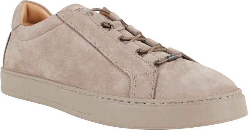 TOD'S Elastische sportieve sneakers Beige Heren