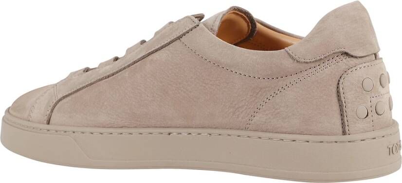 TOD'S Elastische sportieve sneakers Beige Heren