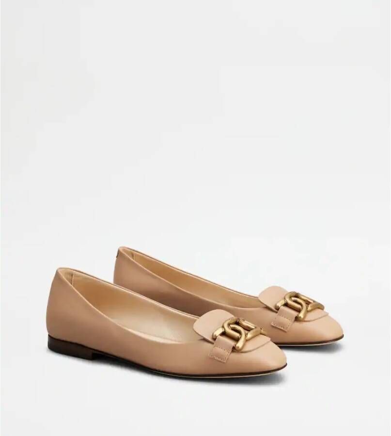 TOD'S Elegant Ballerina Flats Pink Dames