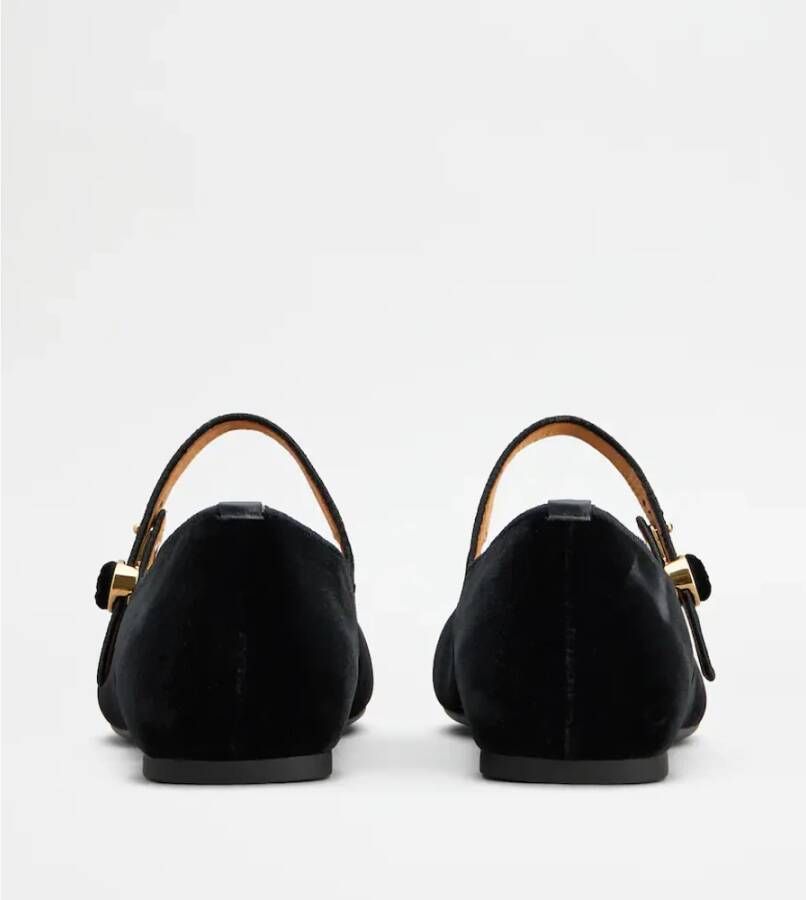 TOD'S Elegant Ballet Flats Black Dames