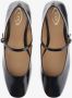 TOD'S Leren Ballet Flats Amandel Teen Strap Black Dames - Thumbnail 2