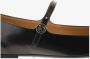 TOD'S Leren Ballet Flats Amandel Teen Strap Black Dames - Thumbnail 5