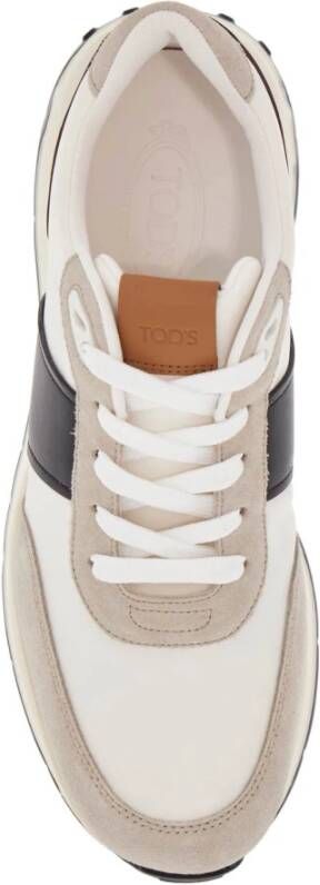 TOD'S Elegante leren en suède sneakers Multicolor Heren