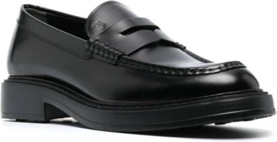 TOD'S Extralight Zwarte Mocassin Black Heren