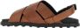 TOD'S Flat Sandals Brown Dames - Thumbnail 4