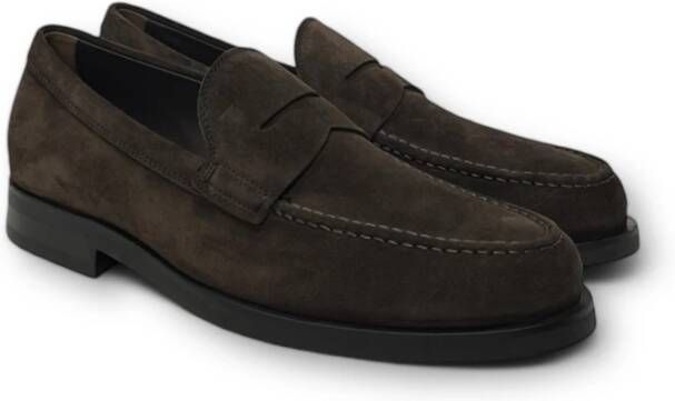 TOD'S Formele rubberen loafers Brown Heren