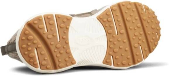 TOD'S Gebreide Chain-Link Sneakers Beige Dames