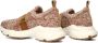 TOD&apos;S Lage Sneakers Dames Knit Sneaker Maat: 39 Materiaal: Wol Kleur: Camel - Thumbnail 3