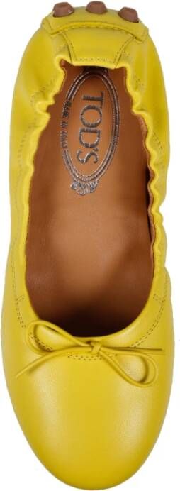 TOD'S Gele Acid Ballerina s Yellow Dames