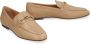 TOD'S Gepolijste Leren Loafers met Metalen Horsebit Beige Dames - Thumbnail 2