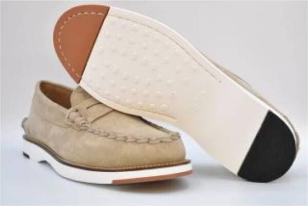 TOD'S Geveterde Sandalen voor Mannen Beige Heren