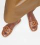 TOD'S Gevlochten leren sandaal Bruin Brown Dames - Thumbnail 2