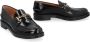 TOD'S Goudkleurige Metalen Horsebit Leren Loafers Black Dames - Thumbnail 2