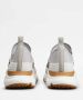 TOD'S Grijze Gebreide Sneakers met Leren Ketting Gray Dames - Thumbnail 4