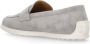 TOD'S Grijze Leren Loafers met Logo-afdruk Gray Dames - Thumbnail 4