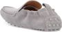 TOD'S Grijze leren loafers voor dames Gray Dames - Thumbnail 3