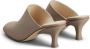 TOD'S Grijze leren muiltjes met midi hak Beige Dames - Thumbnail 9