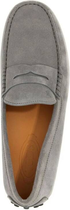 TOD'S Stijlvolle Loafers voor Mannen Gray Heren