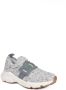 TOD'S Grijze Slip-On Sneaker met Suède Ketting Gray Dames - Thumbnail 2