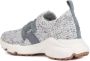 TOD'S Grijze Slip-On Sneaker met Suède Ketting Gray Dames - Thumbnail 3