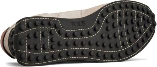 TOD'S Grijze Sneakers Paneelontwerp Gray Heren