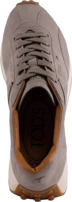 TOD'S Grijze Suède Damessneakers Gray Dames