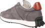 TOD'S Grijze Suède Sneakers met Bruin Leren Detail Gray Heren - Thumbnail 3