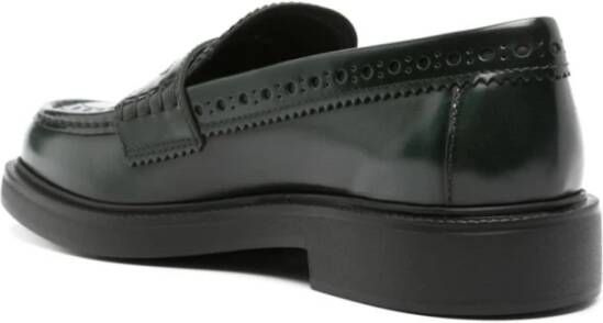 TOD'S Groene Kalfsleer Gevangen Stijl Black Dames