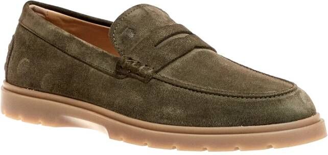 TOD'S Groene Mocassins voor Mannen Green Heren