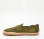 TOD'S Groene Suède Mocassin Green Heren - Thumbnail 3