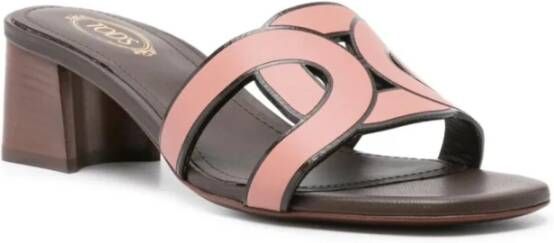 TOD'S High Heel Sandals Pink Dames