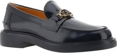 TOD'S Iconische Logo Patentleren Loafers Black Dames