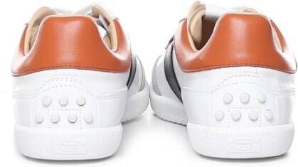 TOD'S Italiaanse Leren Sneakers Meerkleurig Heren