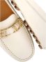 TOD'S Ivoor Leren Loafers met Metalen Details Beige Dames - Thumbnail 6