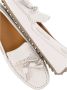 TOD'S Ivoor Leren Loafers met Strikdetail Beige Dames - Thumbnail 6