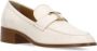 TOD'S Ivoor Platte Leren Loafers Metalen Logo Beige Dames - Thumbnail 3