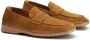 TOD'S Karamelbruine Slip-On Gommino Schoenen Brown Heren - Thumbnail 2