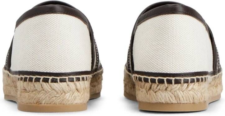 TOD'S Ketting Espadrilles in Beige Katoen Beige Dames