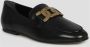 TOD'S Ketting Horsebit Leren Loafers Black Dames - Thumbnail 6