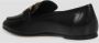 TOD'S Ketting Horsebit Leren Loafers Black Dames - Thumbnail 3