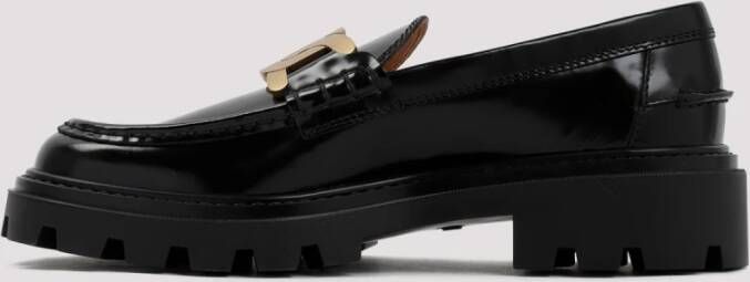 TOD'S Ketting Loafer in Zwart Black Dames