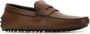 TOD'S Klassieke Bruin Leren Loafers Brown Heren - Thumbnail 2