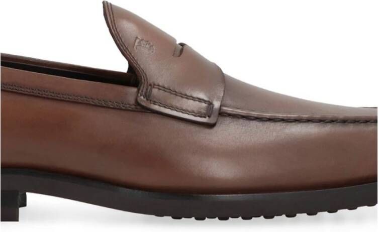 TOD'S Klassieke Formele Loafer Brown Heren