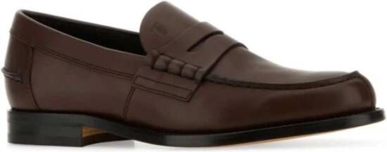 TOD'S Klassieke Leren Loafer Brown Heren