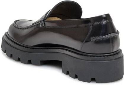 TOD'S Klassieke Leren Loafer Schoen Black Heren