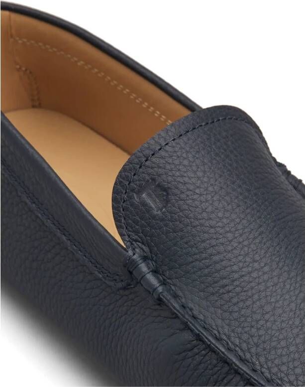 TOD'S Klassieke Leren Loafers Blue Heren