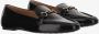 TOD'S Leren Loafers Amandel Teen Rubber Zool Black Dames - Thumbnail 3