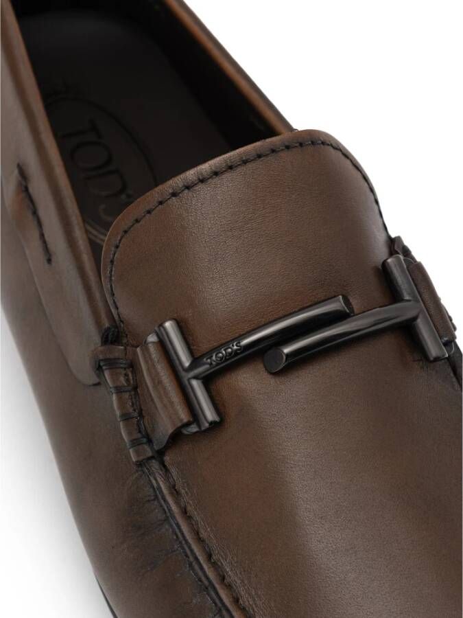 TOD'S Klassieke Loafer Schoen Brown Heren