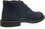 TOD'S Marineblauwe Suède Veterschoenen met Rubberen Zool Blauw Heren - Thumbnail 2