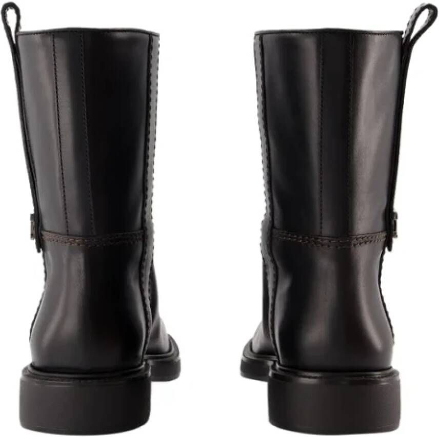 TOD'S Leather boots Black Dames